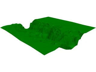 Canyon 3D Model preview