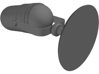 Microphone Announcer 1950 Style 3D Model preview