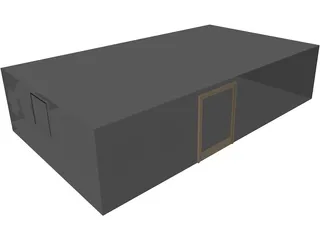 Newcastle United Changing Room 3D Model preview
