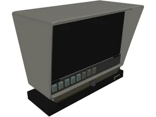 Microfilm Reader 3D Model preview
