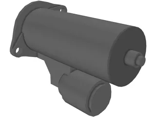 Starter Motor 3D Model preview
