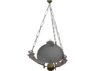 Suspension Light 3D Model preview
