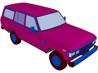 Toyota Land Cruiser 3D Model preview