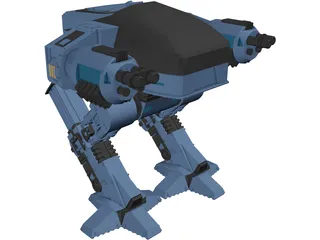 ED-209 Robot [Robocop] 3D Model preview