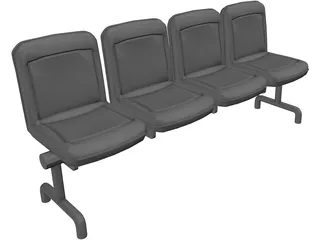 Clinic Chair 3D Model preview