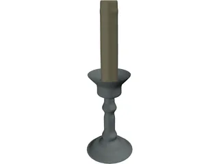 Candle 3D Model preview