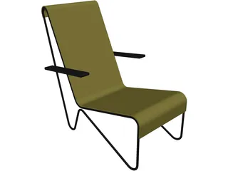 Home Design Chair 3D Model preview