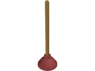 Plunger 3D Model preview