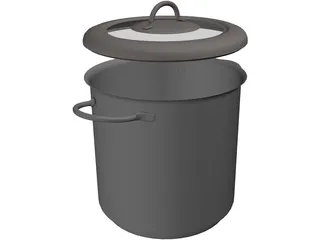 Pot 3D Model preview