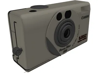 Canon PowerShot S20 Digital Camera 3D Model preview