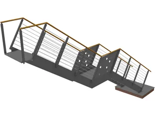Stairs 3D Model preview