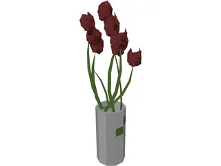 Flowers 3D Model preview