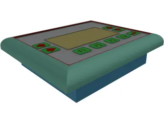 Control Panel 3D Model preview