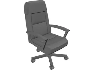 Office Chair 3D Model preview