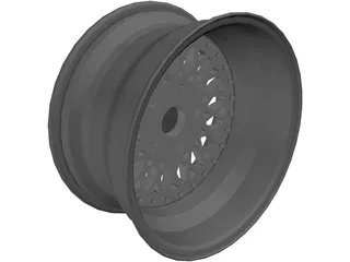 Porsche BBS RM Rim 3D Model preview