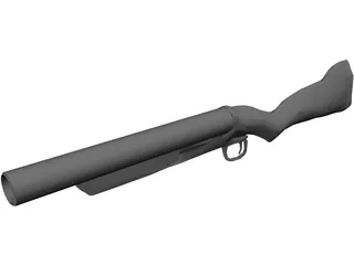 M79 Grenade Launcher 3D Model preview