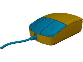 Computer Mouse 3D Model preview