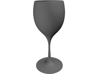 Wine Glass 3D Model preview