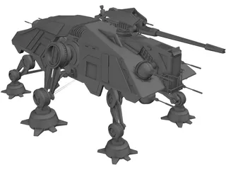 Star Wars AT-TE Walker 3D Model preview