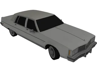 Oldsmobile Regency (1980) 3D Model preview