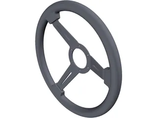Nardi Classic Steering Wheel 330mm 3D Model preview