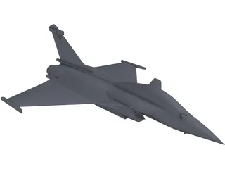Dassault Rafale 3D Model preview