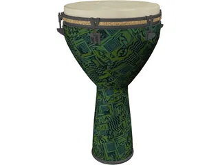 Djembe Remo 3D Model preview