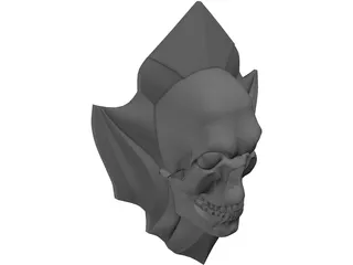 Skull Logo 3D Model preview