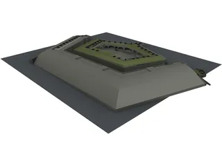 Fort Knox Maine 3D Model preview