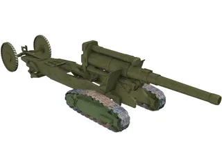 B-4 wz.1931 kal.203mm 3D Model preview