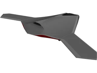 X-47B Unmanned Drone 3D Model preview