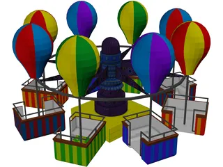 Samba Baloon 3D Model preview