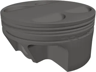Piston Head 3D Model preview