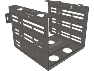 HDD Holder 3D Model preview