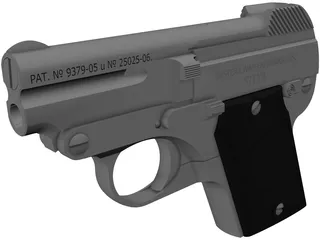 Steyr Pistol 1909 3D Model preview