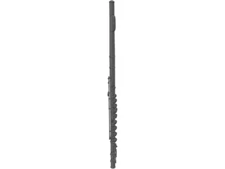 Flute 3D Model preview