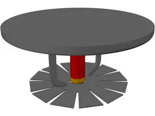 Fire Sprinkler 3D Model preview