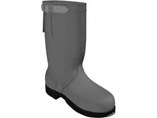 Boot 3D Model preview