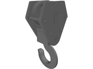 Crane Hook 3D Model preview