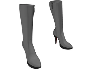 Woman Shoes 3D Model preview