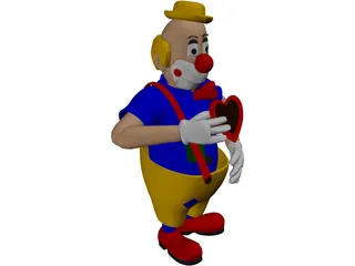 Clown 3D Model preview
