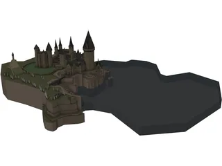 Hogwarts School of Witchcraft and Wizardry 3D Model preview