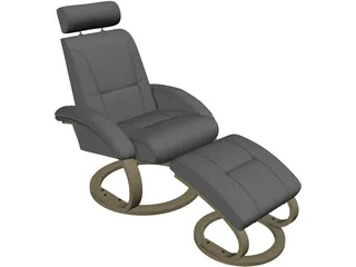 Ikea Chair 3D Model preview