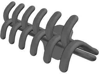 Hairclip 3D Model preview