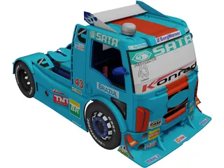 Ford Cargo DF Motorsport 3D Model preview