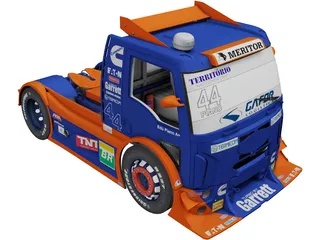 Ford Cargo Territorio Motorsport 3D Model preview