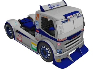 Iveco Stralis Dakarmotors 3D Model preview