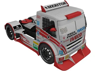 Iveco Stralis Lucar Motorsports 3D Model preview