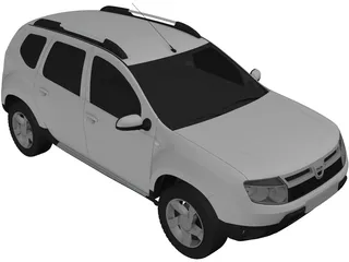 Dacia Duster (2012) 3D Model preview