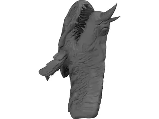 Dragon Head 3D Model preview